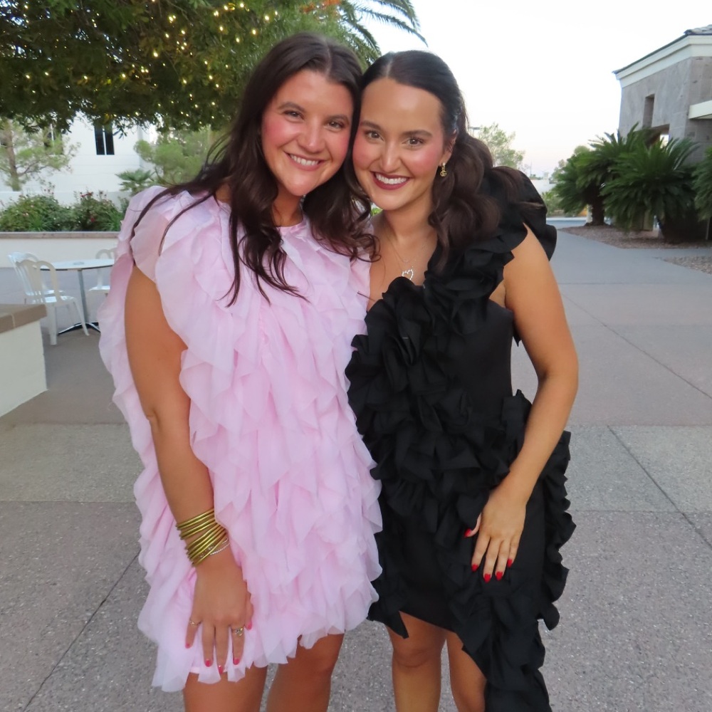 Ruffled Pink Dress